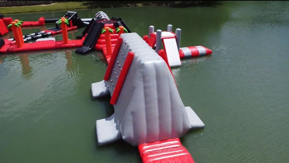 Rock Mountain at Summer splash aqua park