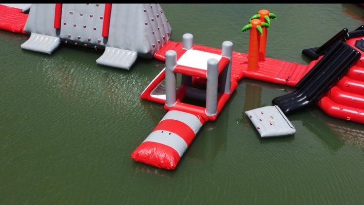 Summer Splash Aqua Park Largest Inflatable Water Park located at Crowley’s Ridge State Park on Lake Ponder Arkansas, gallery